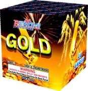 25 Shots cake firewroks GOLD